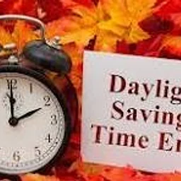 Daylight Savings Time Ends