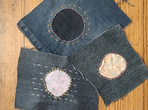 Visible Mending With Patches