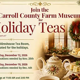Holiday Teas at the Alms House