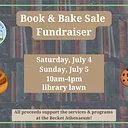 Book & Bake Sale Fundraiser