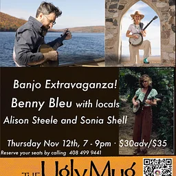 Benny Bleu, Alison Steele & Sonia Shell · Thu 11/12th, 7-9p, $30adv