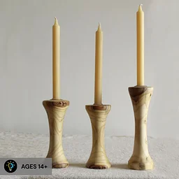 Intro to Wood Turning: Candlestick