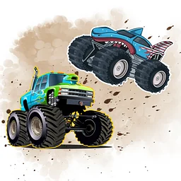 Family Day: Monster Truck Blind Bag Cake