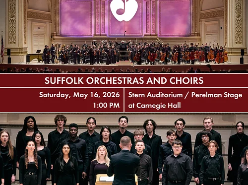 The Metropolitan Youth Orchestra of New York (MYO) Suffolk Ensembles at Carnegie Hall 2026