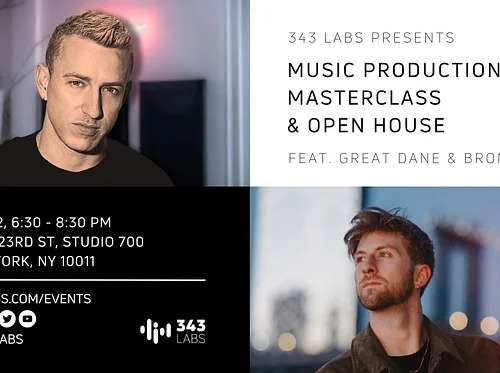 Free Music Production Masterclass + Open House