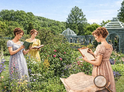 Austen in the Gardens Scavenger Hunt