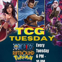 TCG Tuesday: One Piece + Riftbound + Pokémon Trading Card Games Every Tuesday