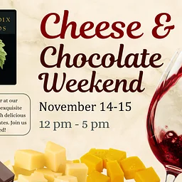 Cheese and Chocolate Weekend
