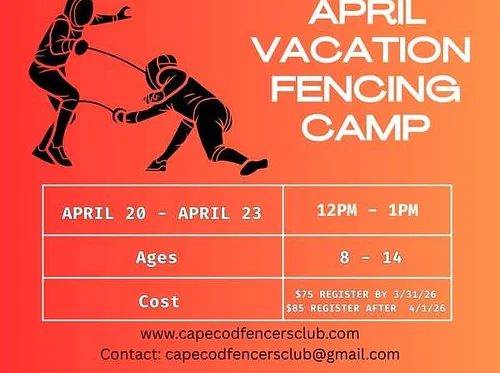 April Vacation Fencing Camp for Kids! at Thacher Hall
