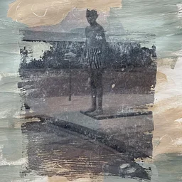 Acrylic Paint Image Transfer Art