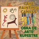 Cave Painting Canvas (Make Art on Canvas to Display in our Library Art Gallery!)