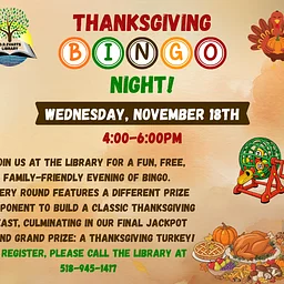 Thanksgiving Bingo Night