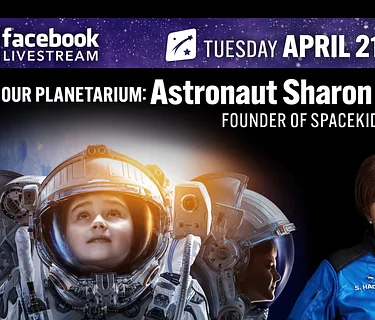 LIVE from our Planetarium: Astronaut Sharon Hagle (Online Event)