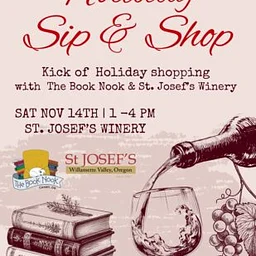 Sip & Shop with our friends at the Book Nook