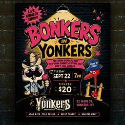 Bonkers in Yonkers: Live Comedy Show