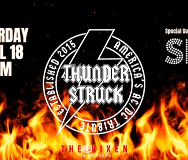 AMERICA’S AC / DC TRIBUTE – THUNDERSTRUCK W/ SPECIAL GUESTS: SIIN