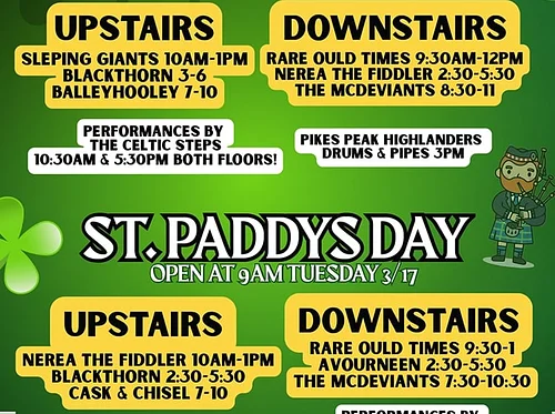 St. Paddy’s Parade Day at Jack Quinns