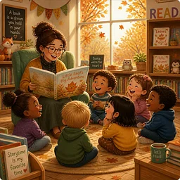 Jump into Fall Storytime
