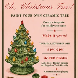 Ceramic Tree Painting