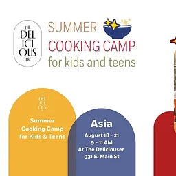 Summer Cooking Camp for Kids and Teens - Asia August 18-21