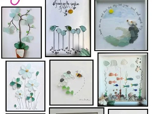 Offsite Private Party: Sea Glass Art