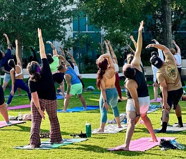 Free Community Yoga at Hemisfair