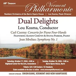 Vermont Philharmonic Orchestra Dual Delights
