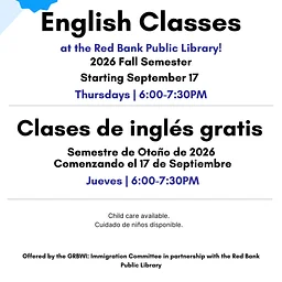 English Classes/Clases de inglés gratis