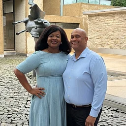Art Center Café, Dinner with Friends: Deidre and Marvin Dejear
