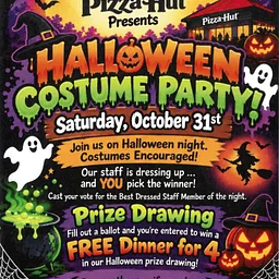 Halloween Costume Party at Pizza Hut (BRF)