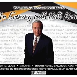 "An Evening with Bill Kurtis" at the Hotel Booth