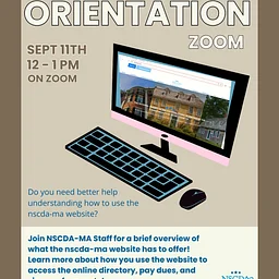NSCDA-MA Website Orientation