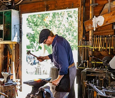 Benjamin Blacksmith Shop Opening Day