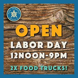 HAPPY LABOR DAY! OPEN 12 -9PM + YOGA ON TAP @ 6PM!