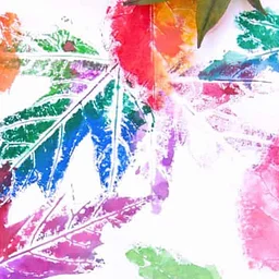 Leaf Texture Printing