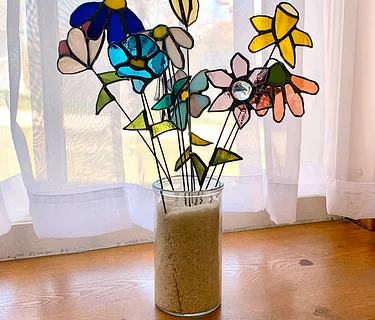Stained Glass Flowers