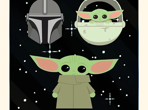 Star Wars Mandalorian Cookies