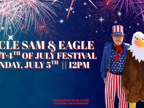 4th of July with Uncle Sam & Eagle
