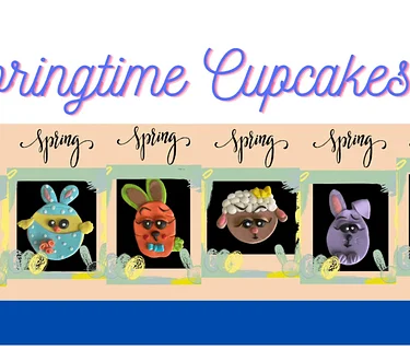 4/12/26 Springtime Cupcake Decorating with Fondant Class (ages 7-12y) Newton