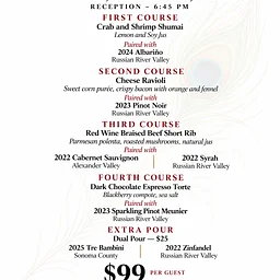 Tom Parmeson winemaker dinner