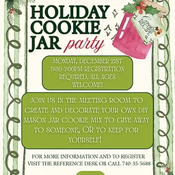 Cookbook Club: Holiday Cookie Jar Party