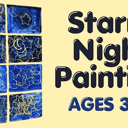 Littles Craft Starry Night Painting 10AM