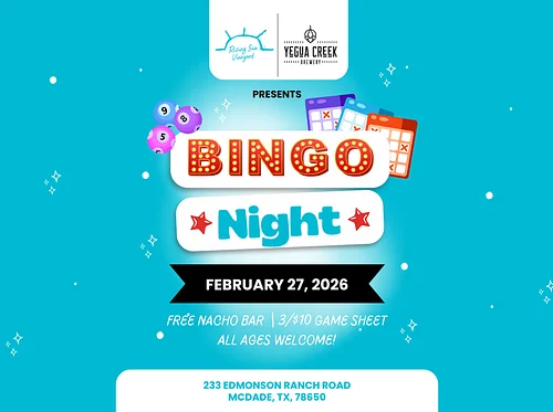 BINGO Night: The Last Friday of Every Month