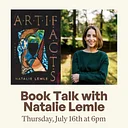 Book Talk with Natalie Lemle