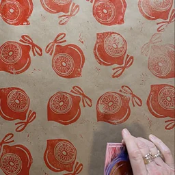 Block Printing: DYI Wrapping Paper & Gift Tags