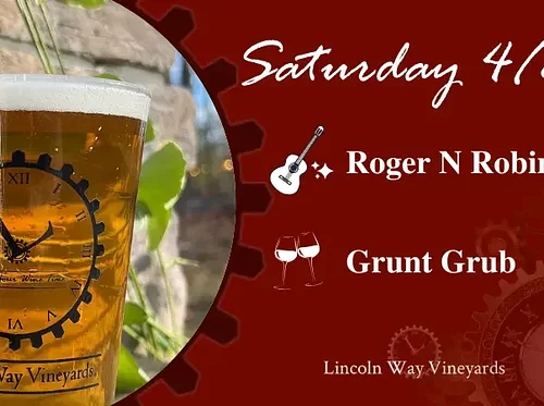 Saturday Tunes and Food with Roger N Robin and Grunt Grub