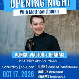 OPENING NIGHT WITH MATTHEW LIPMAN OCTOBER 17, 2026