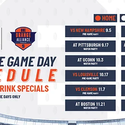 Syracuse Game Day Specials