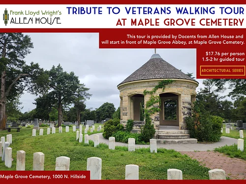 9:00 A.M. Tribute to Veterans Walking Tour of Maple Grove Cemetery