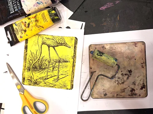 Adult Workshop – Gel Plate Monoprints